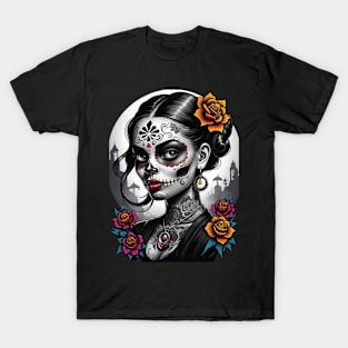 Catrina Dia De Los Muertos T-Shirt